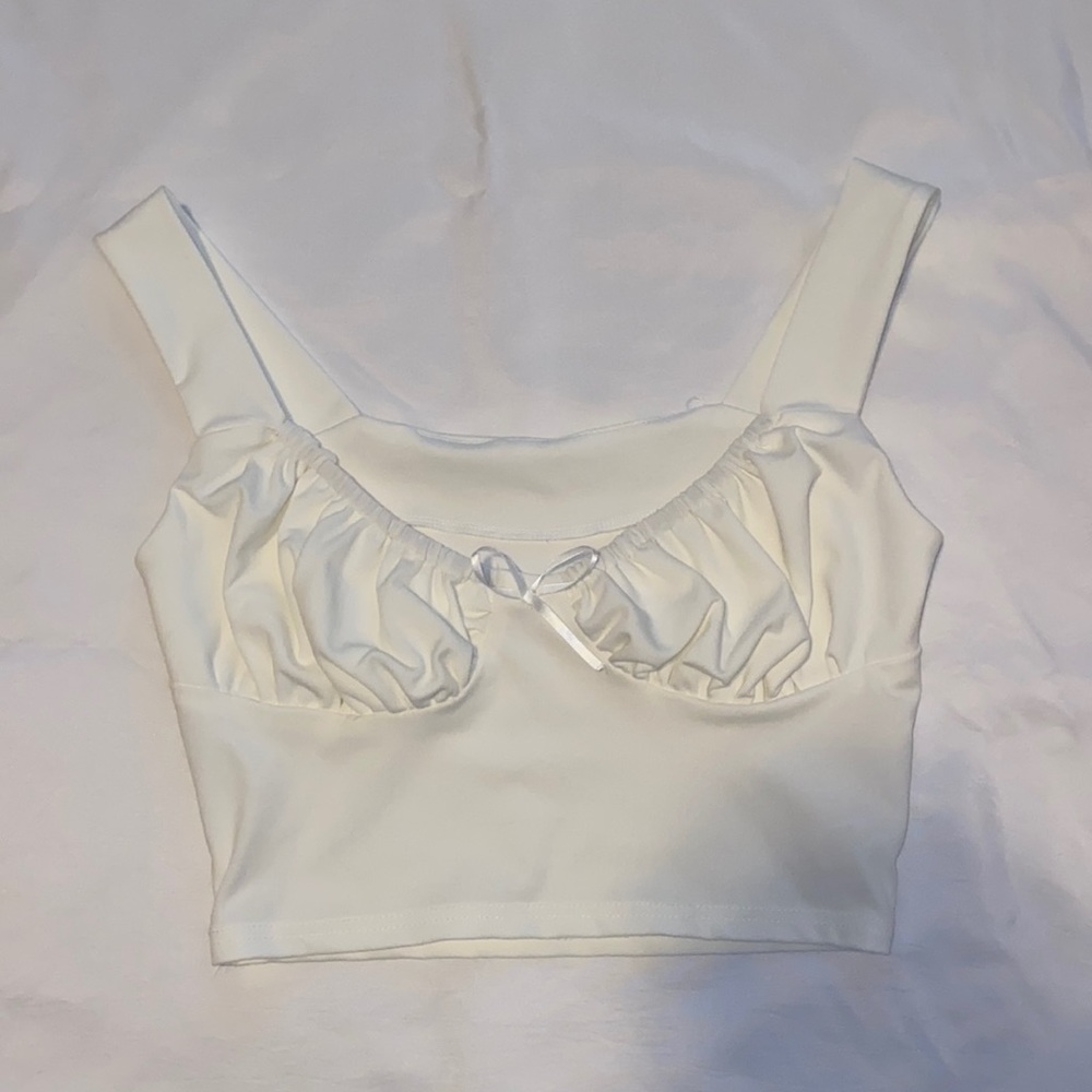 White Crop Top Never Worn